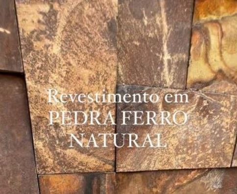 Revestimento de parede: PEDRA FERRO NATURAL!